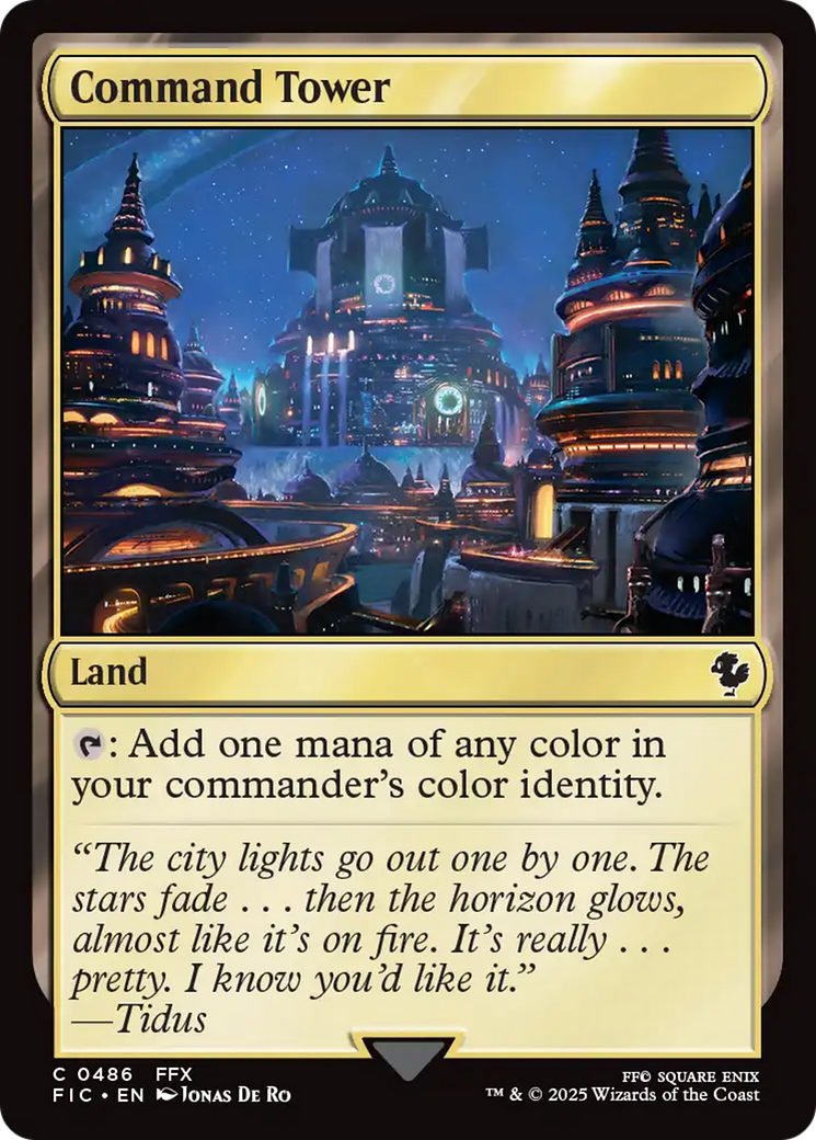 Command Tower (0486) [FINAL FANTASY Commander] | Jack's On Queen