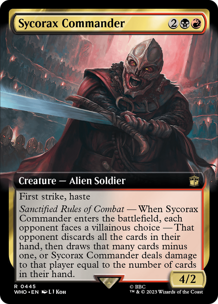 Sycorax Commander (Extended Art) [Doctor Who] | Jack's On Queen
