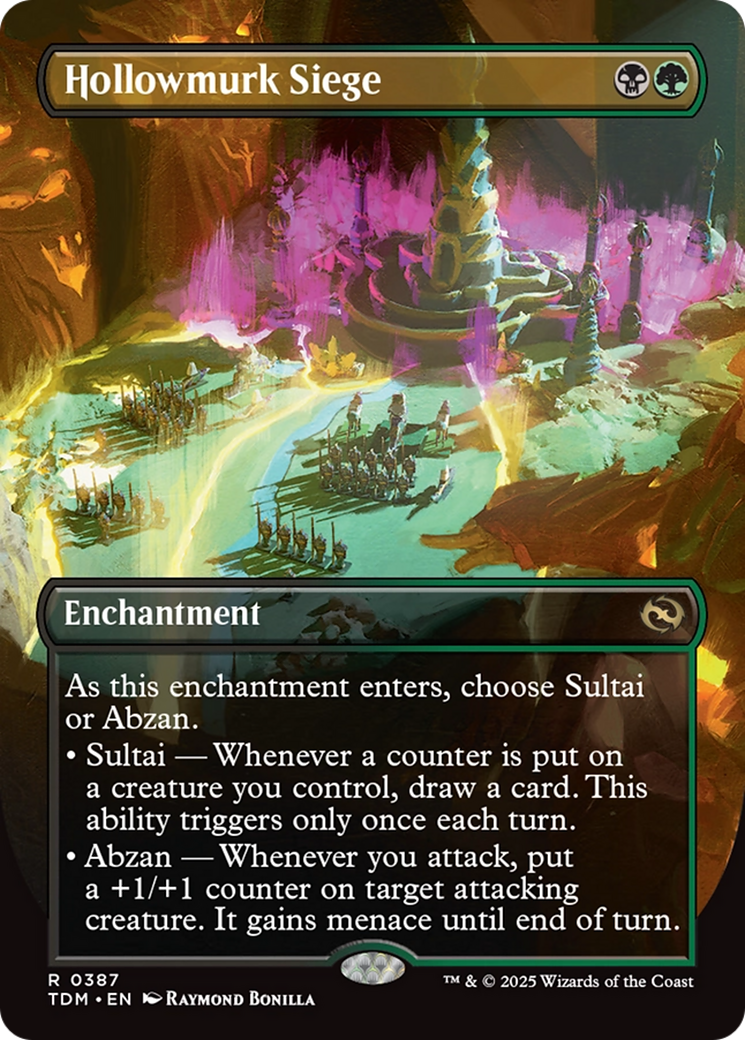 Hollowmurk Siege (Borderless) [Tarkir: Dragonstorm] | Jack's On Queen