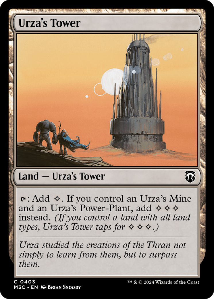 Urza's Tower (Ripple Foil) [Modern Horizons 3 Commander] | Jack's On Queen