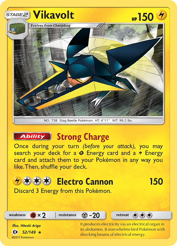 Vikavolt (52/149) [Sun & Moon: Base Set] | Jack's On Queen