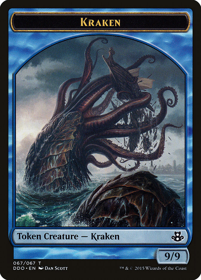Kraken Token [Duel Decks: Elspeth vs. Kiora] | Jack's On Queen