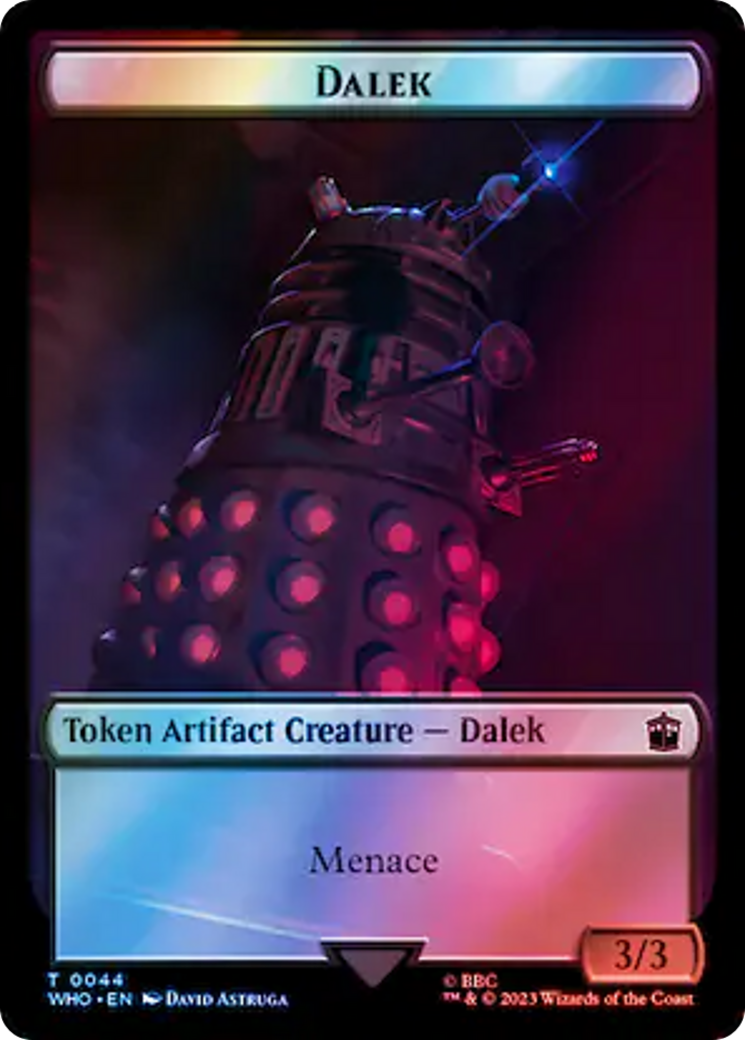 Dalek // Alien Insect Double-Sided Token (Surge Foil) [Doctor Who Tokens] | Jack's On Queen