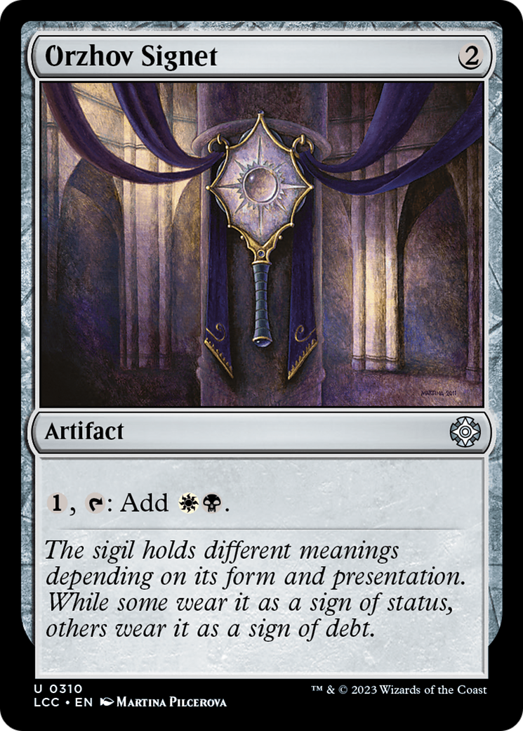 Orzhov Signet [The Lost Caverns of Ixalan Commander] | Jack's On Queen