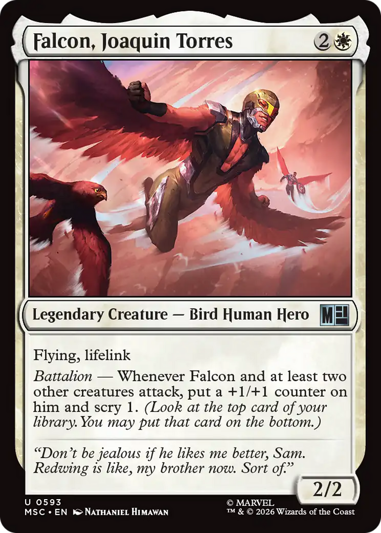 Falcon, Joaquin Torres [Marvel Super Heroes Commander] | Jack's On Queen