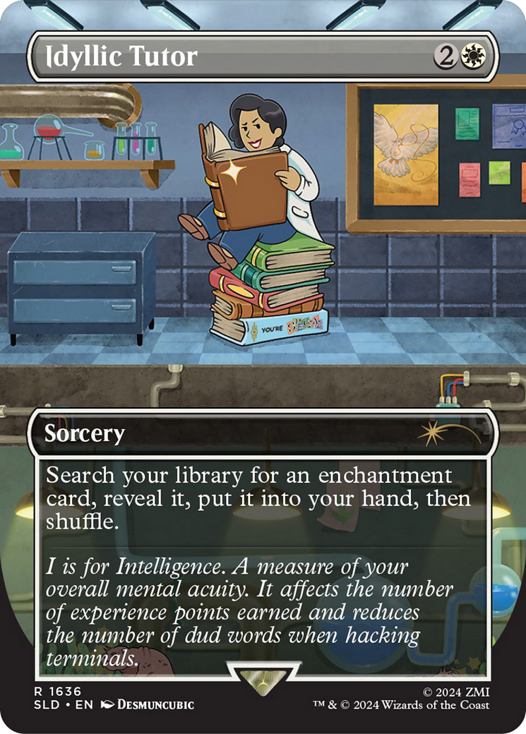 Idyllic Tutor (1636) (Rainbow Foil) [Secret Lair Drop Series] | Jack's On Queen