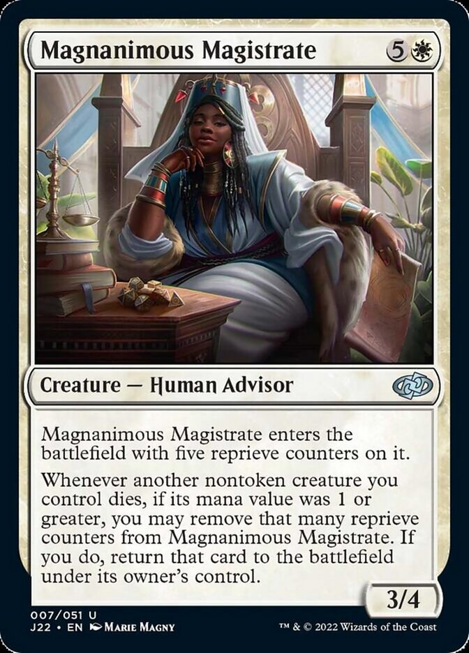 Magnanimous Magistrate [Jumpstart 2022] | Jack's On Queen