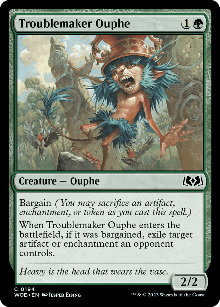 Troublemaker Ouphe [Wilds of Eldraine] | Jack's On Queen