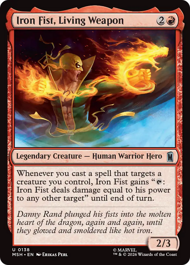 Iron Fist, Living Weapon [Marvel Super Heroes] | Jack's On Queen