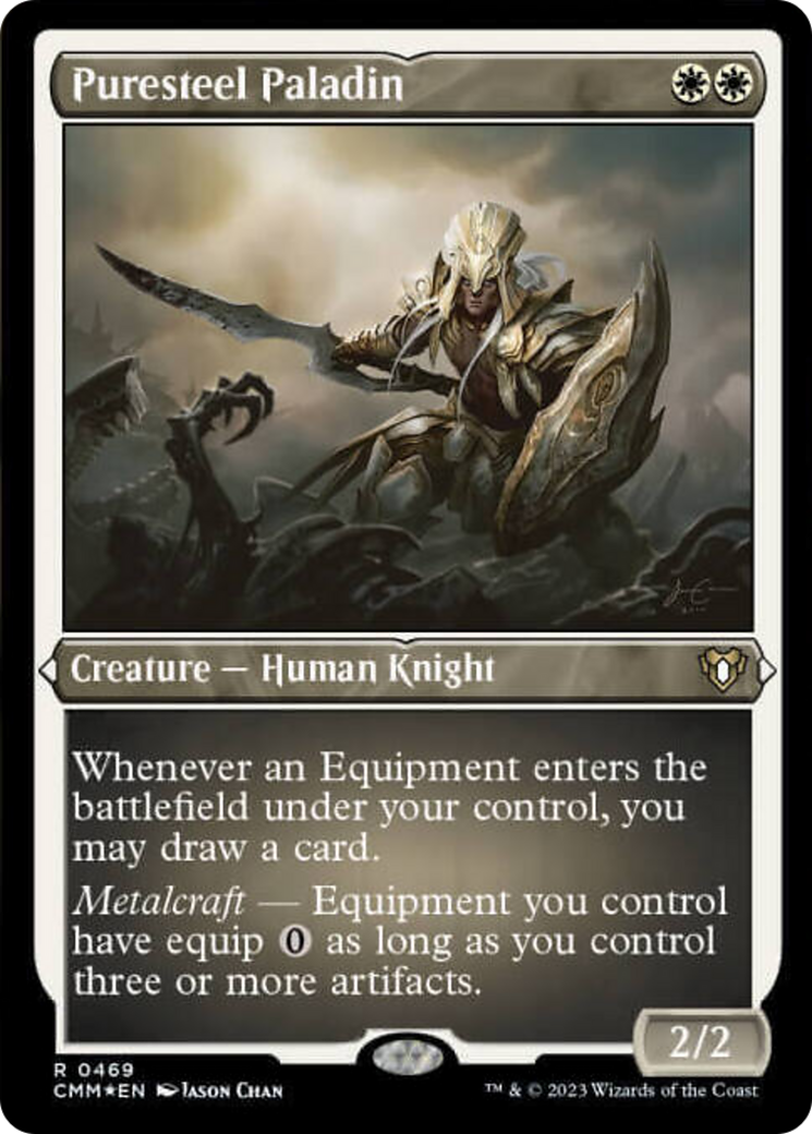 Puresteel Paladin (Foil Etched) [Commander Masters] | Jack's On Queen