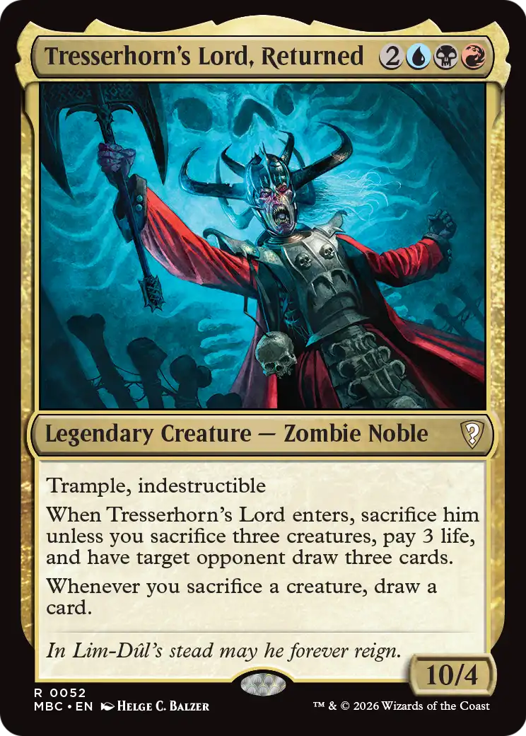 Tresserhorn's Lord, Returned [Mystery Booster: Commander Edition] | Jack's On Queen