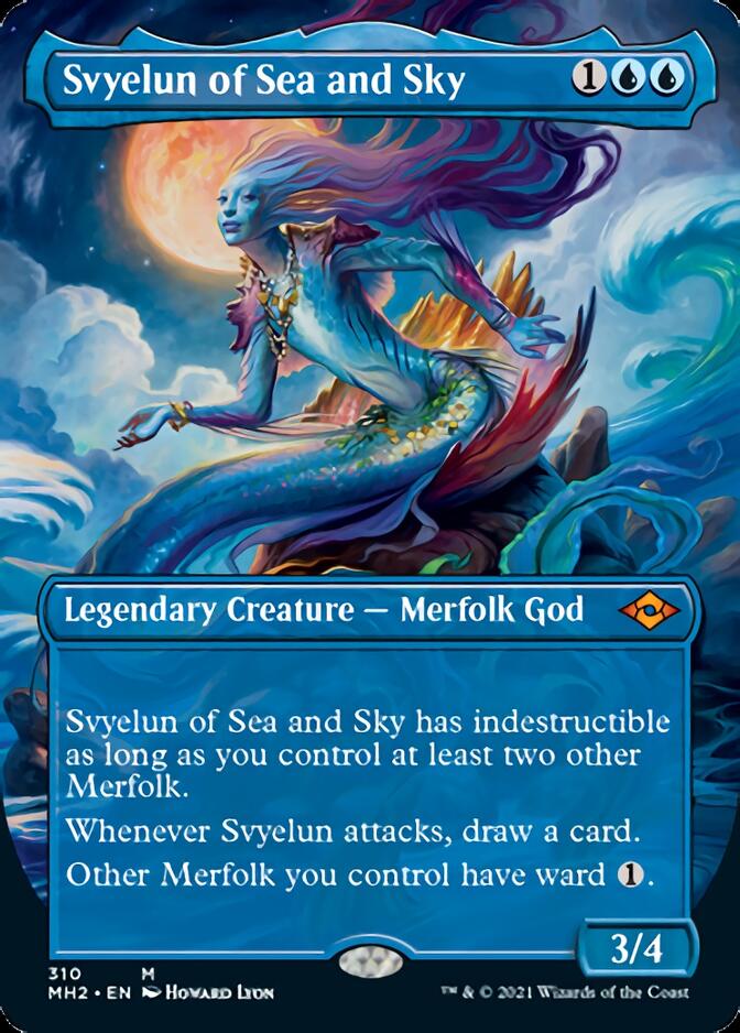 Svyelun of Sea and Sky (Borderless Alternate Art) [Modern Horizons 2] | Jack's On Queen