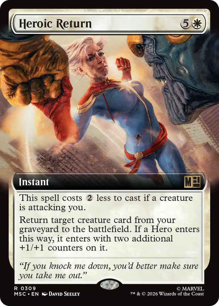 Heroic Return (Extended Art) [Marvel Super Heroes Commander] | Jack's On Queen