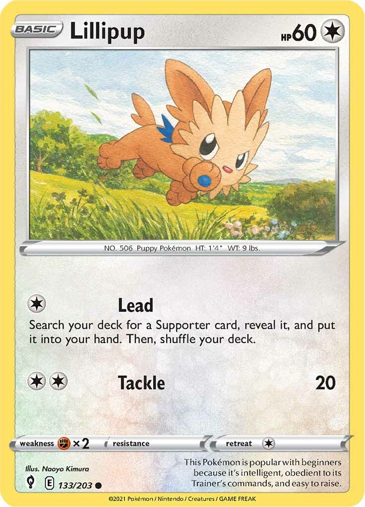 Lillipup (133/203) [Sword & Shield: Evolving Skies] | Jack's On Queen