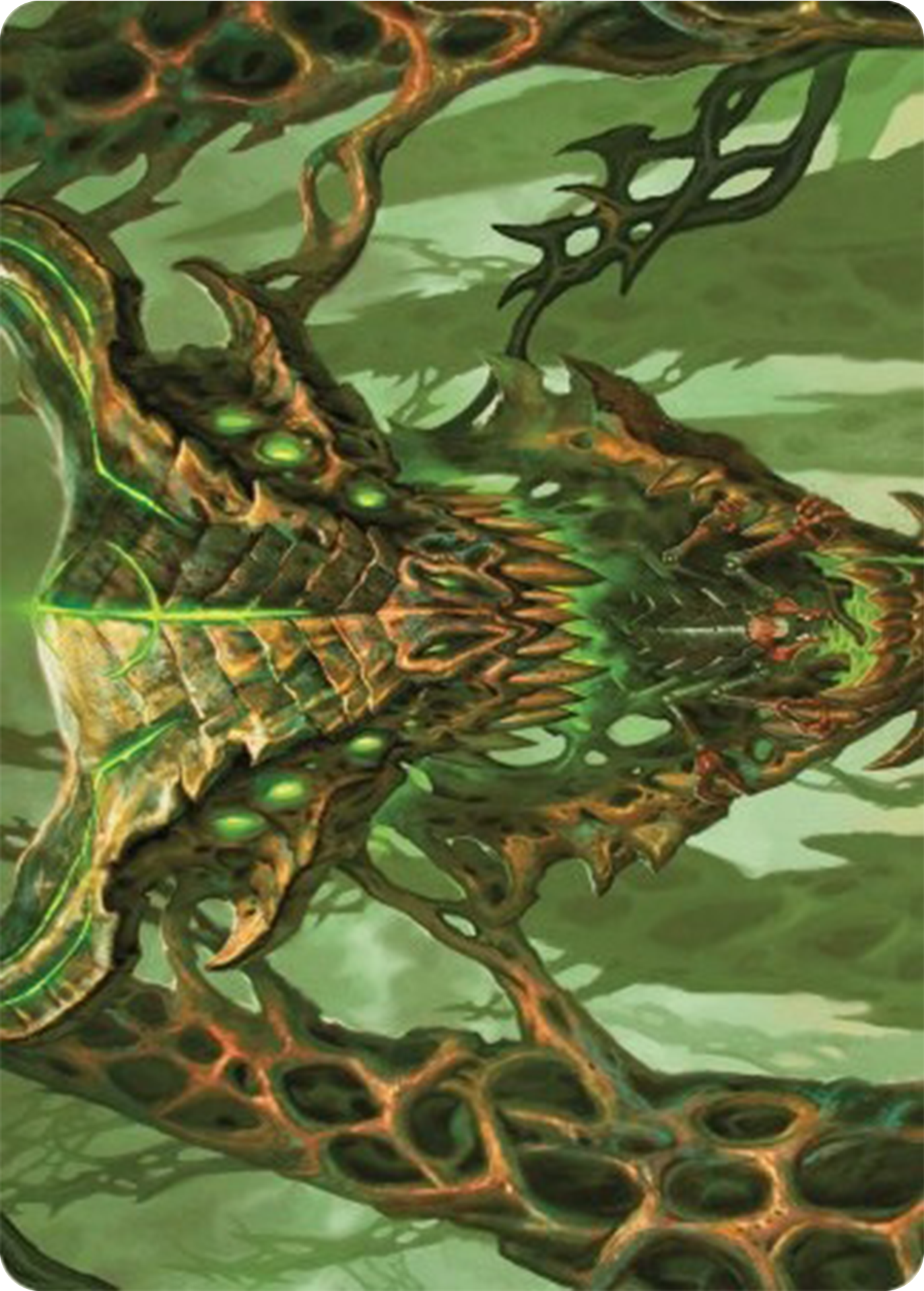 Colossal Dreadmask Art Card [Modern Horizons 3 Art Series] | Jack's On Queen