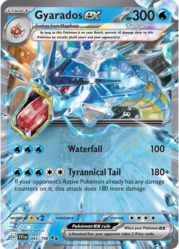 Gyarados ex (045/198) [Scarlet & Violet: Base Set] | Jack's On Queen