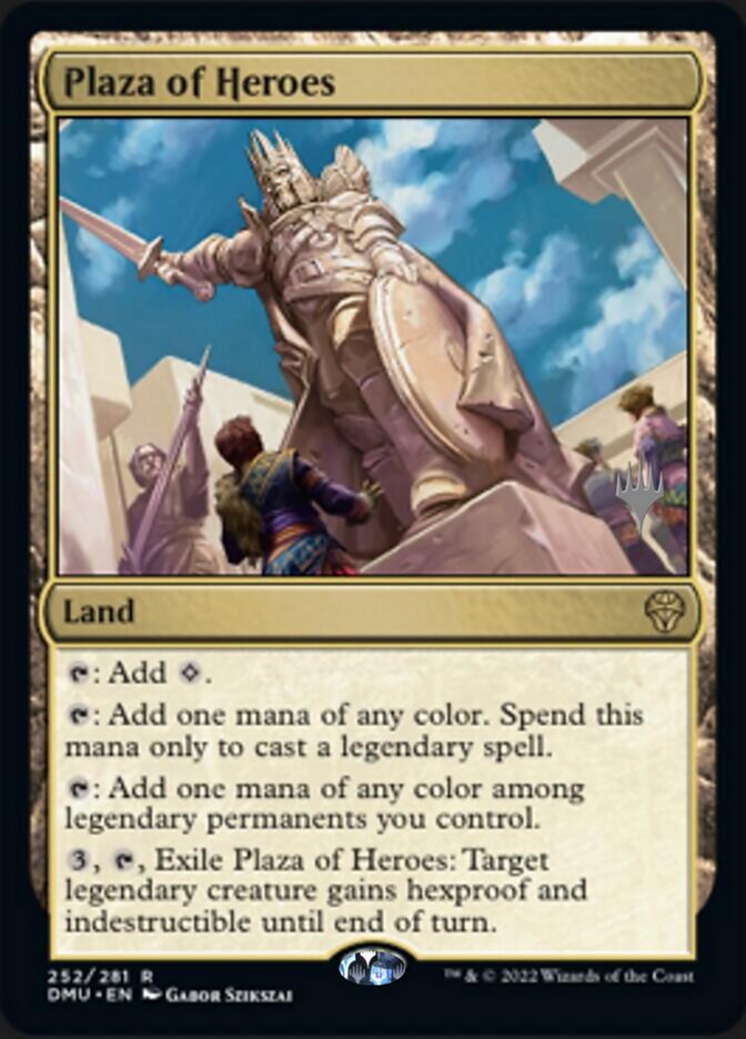 Plaza of Heroes (Promo Pack) [Dominaria United Promos] | Jack's On Queen