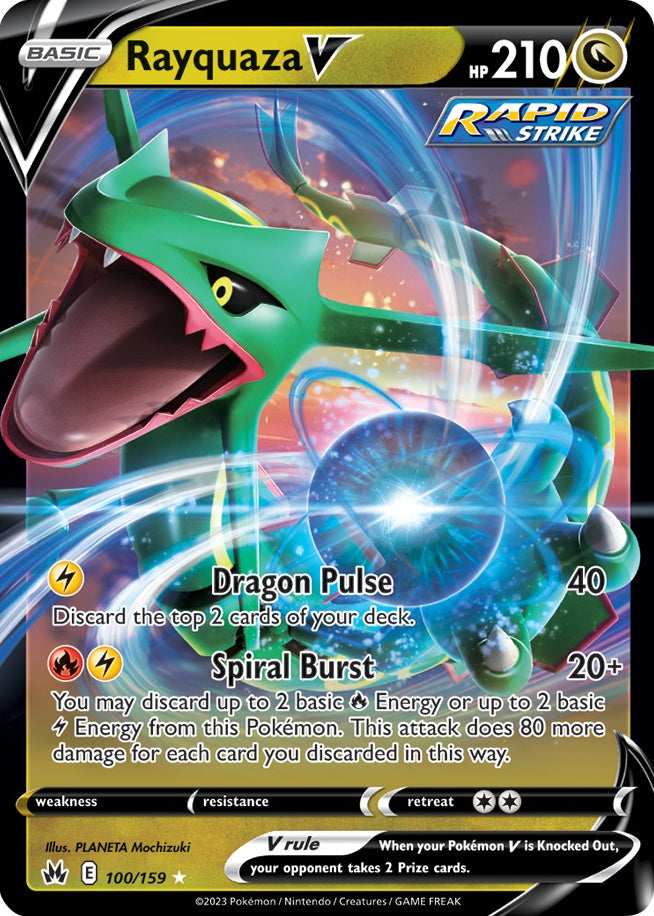 Rayquaza V 100/159 (Jumbo Card) [Sword & Shield: Evolving Skies] | Jack's On Queen