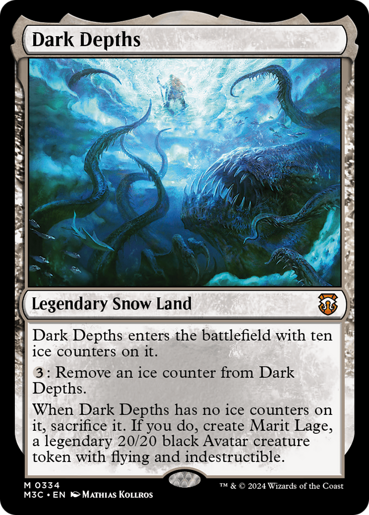 Dark Depths (Ripple Foil) [Modern Horizons 3 Commander] | Jack's On Queen