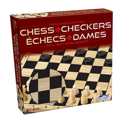 Chess and Checkers (Wood) | Jack's On Queen