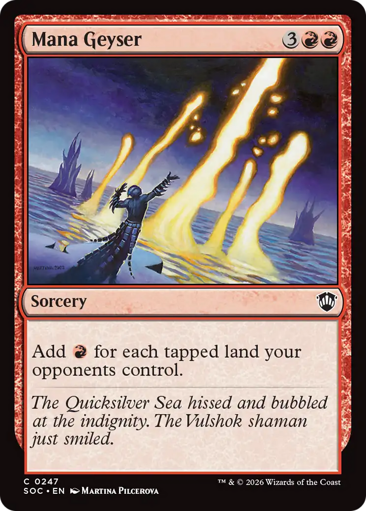 Mana Geyser [Secrets of Strixhaven Commander] | Jack's On Queen