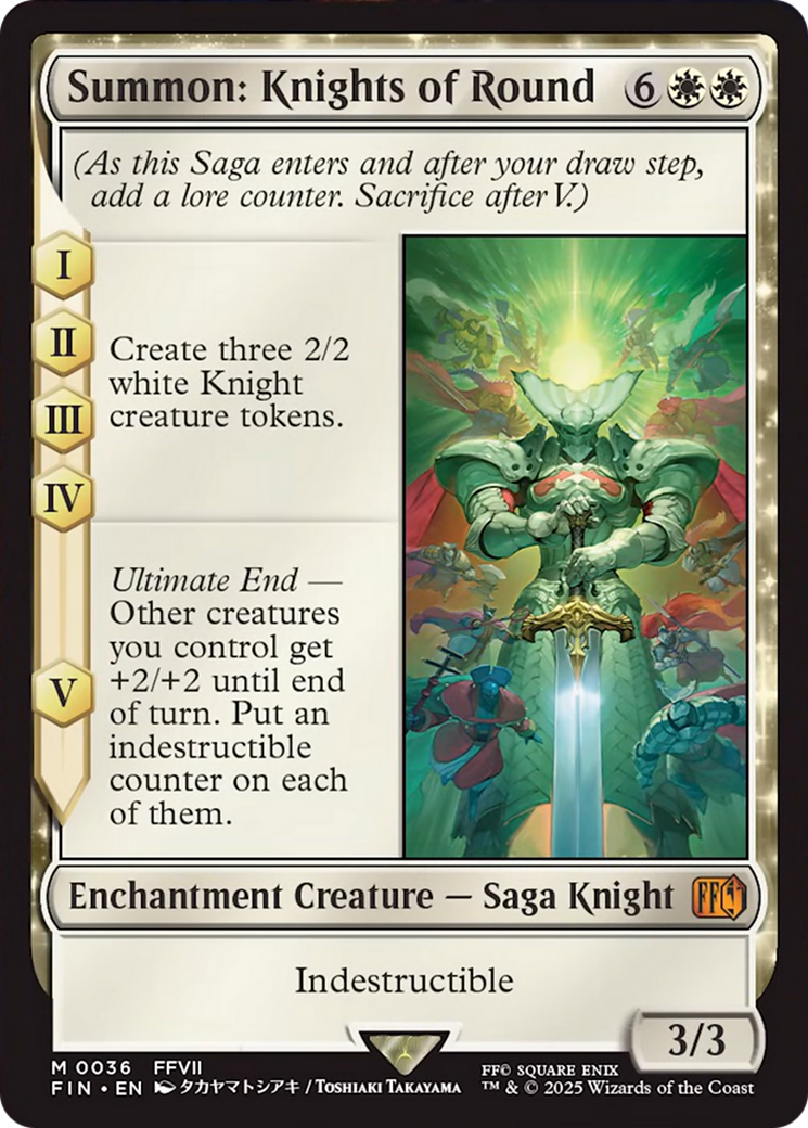 Summon: Knights of Round [FINAL FANTASY] | Jack's On Queen