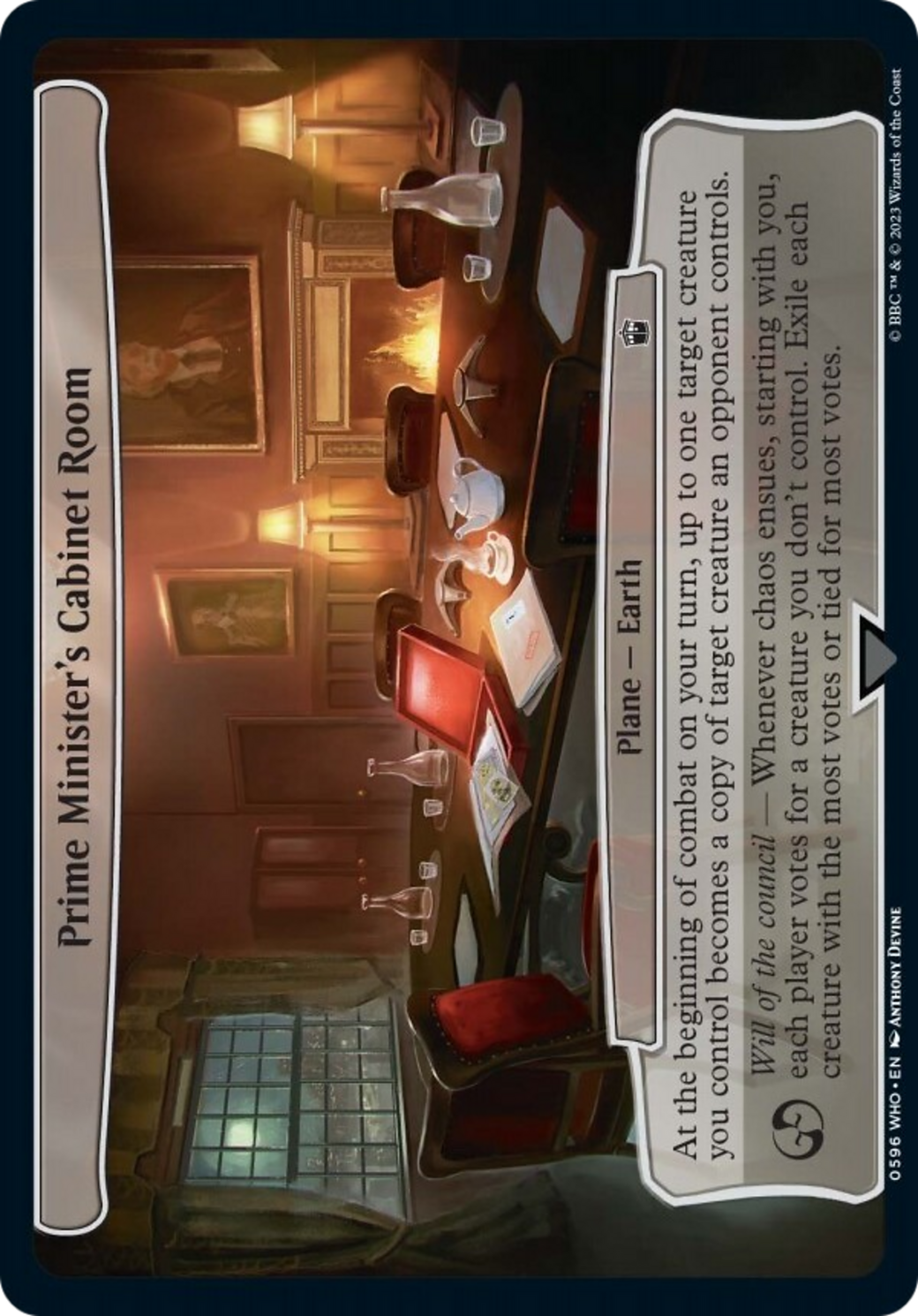 Prime Minister's Cabinet Room [Doctor Who] | Jack's On Queen