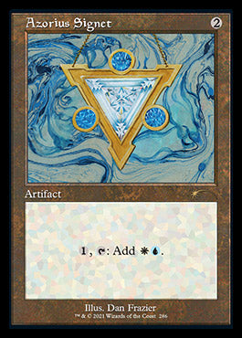 Azorius Signet (Retro) [Secret Lair Drop Series] | Jack's On Queen