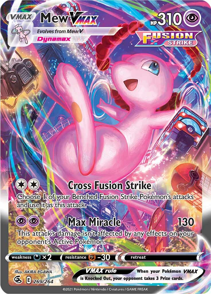 Mew VMAX (269/264) [Sword & Shield: Fusion Strike] | Jack's On Queen