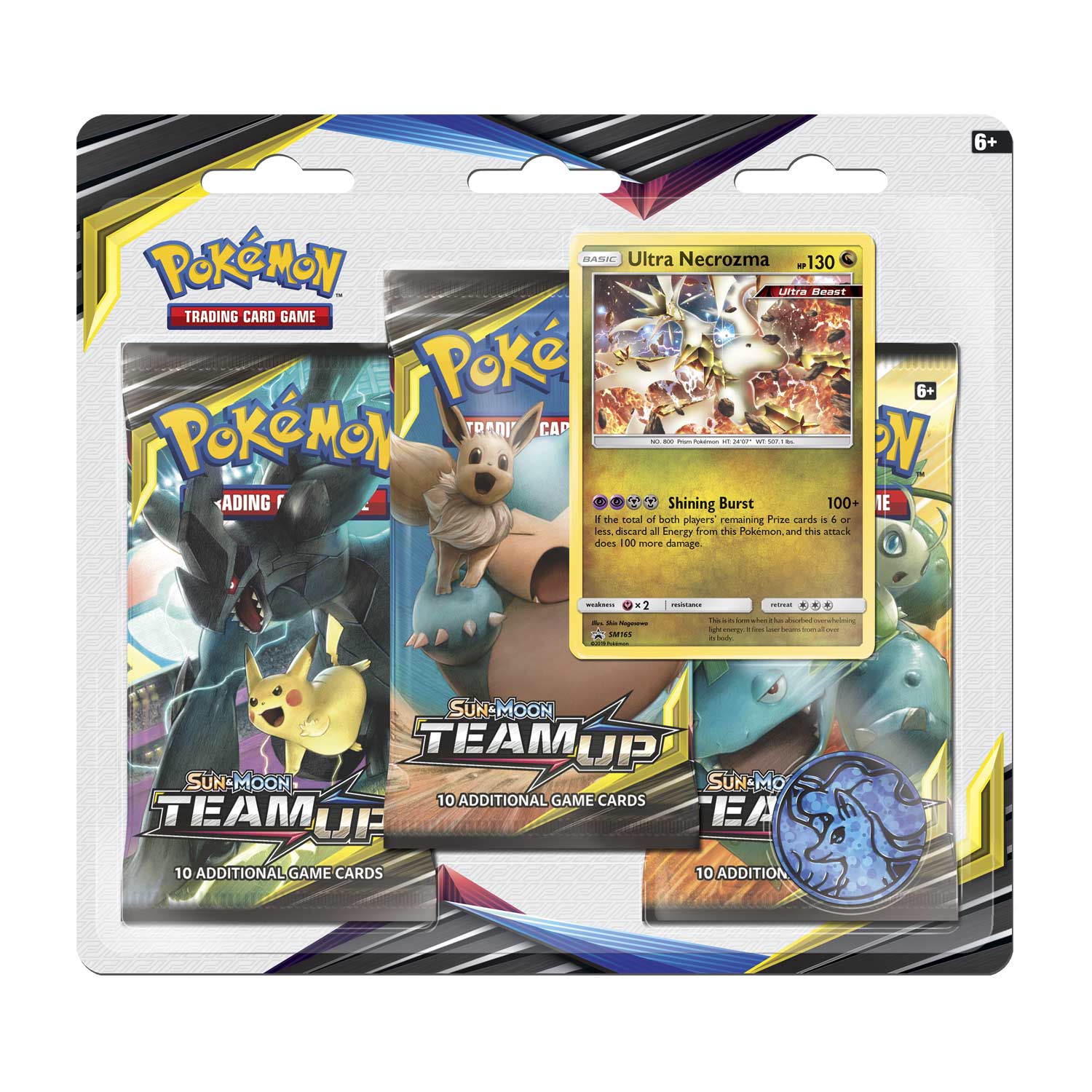 Sun & Moon: Team Up - 3-Pack Blister (Ultra Necrozma) | Jack's On Queen