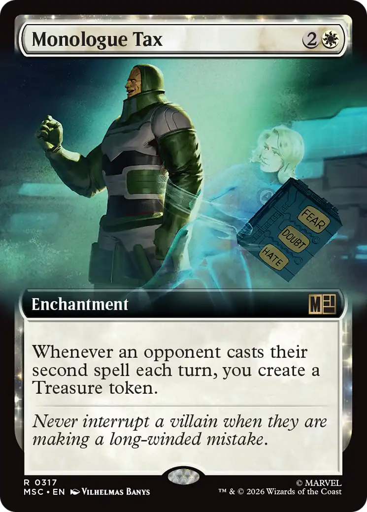 Monologue Tax (Extended Art) [Marvel Super Heroes Commander] | Jack's On Queen