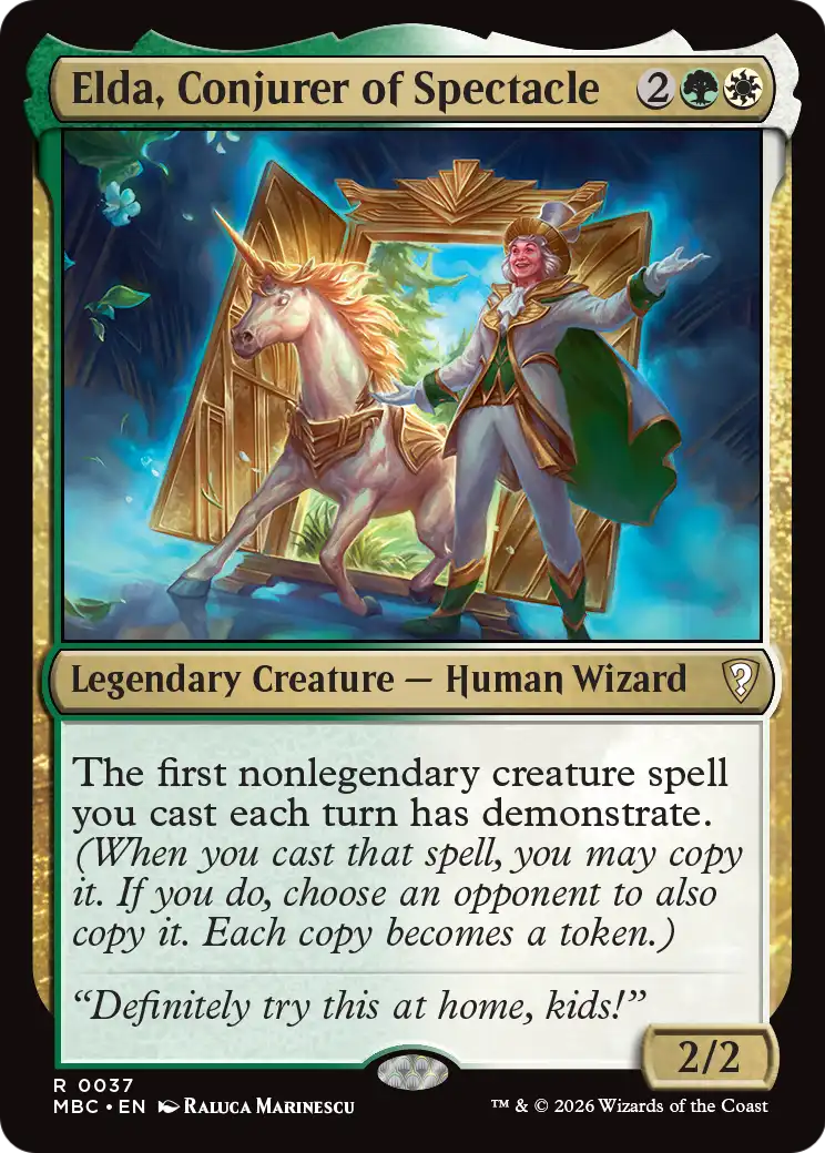Elda, Conjurer of Spectacle [Mystery Booster: Commander Edition] | Jack's On Queen