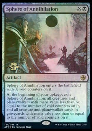 Sphere of Annihilation [Dungeons & Dragons: Adventures in the Forgotten Realms Prerelease Promos] | Jack's On Queen