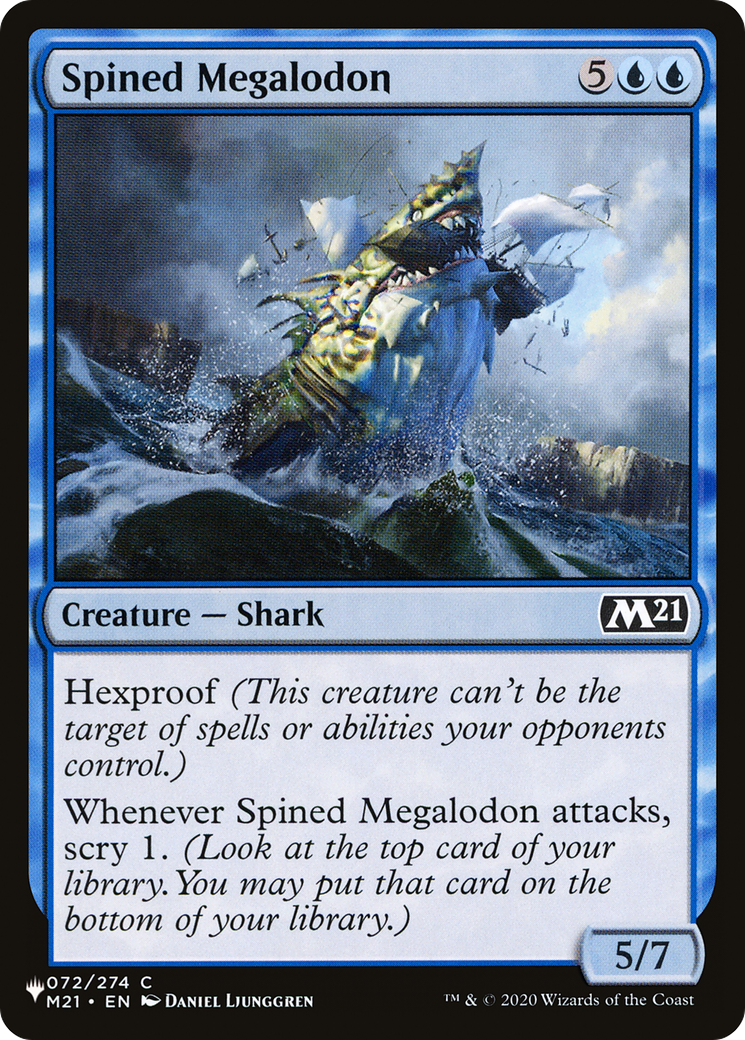 Spined Megalodon [The List Reprints] | Jack's On Queen