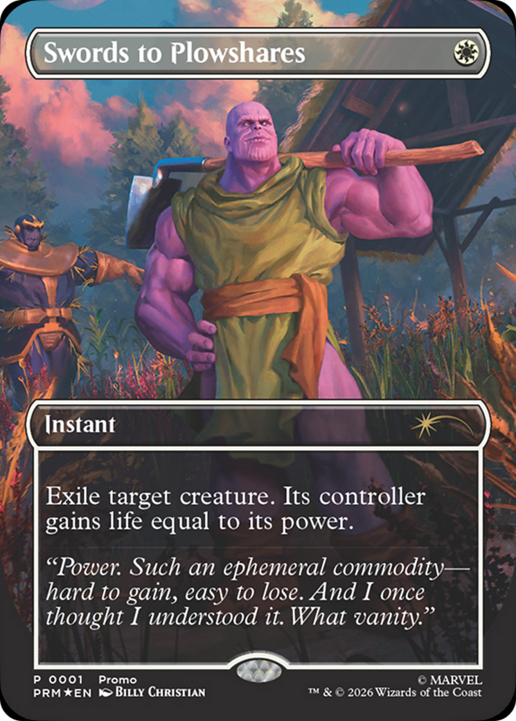 Swords to Plowshares (Borderless) (Magazine Insert) [Media Promos] | Jack's On Queen