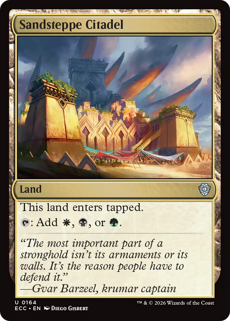 Sandsteppe Citadel [Lorwyn Eclipsed Commander] | Jack's On Queen