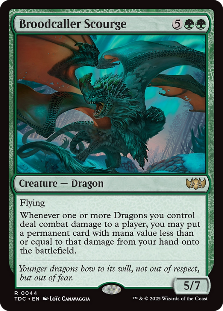 Broodcaller Scourge [Tarkir: Dragonstorm Commander] | Jack's On Queen