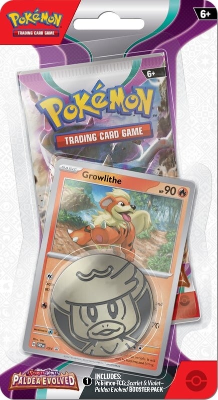 Scarlet & Violet: Paldea Evolved - Single Pack Blister (Growlithe) | Jack's On Queen