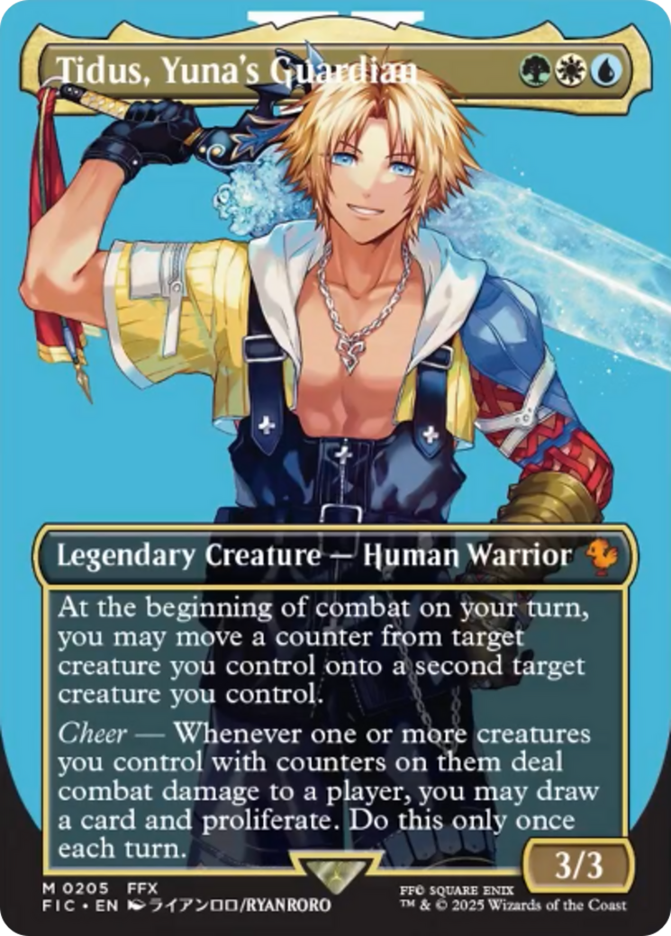 Tidus, Yuna's Guardian (Borderless) [FINAL FANTASY Commander] | Jack's On Queen