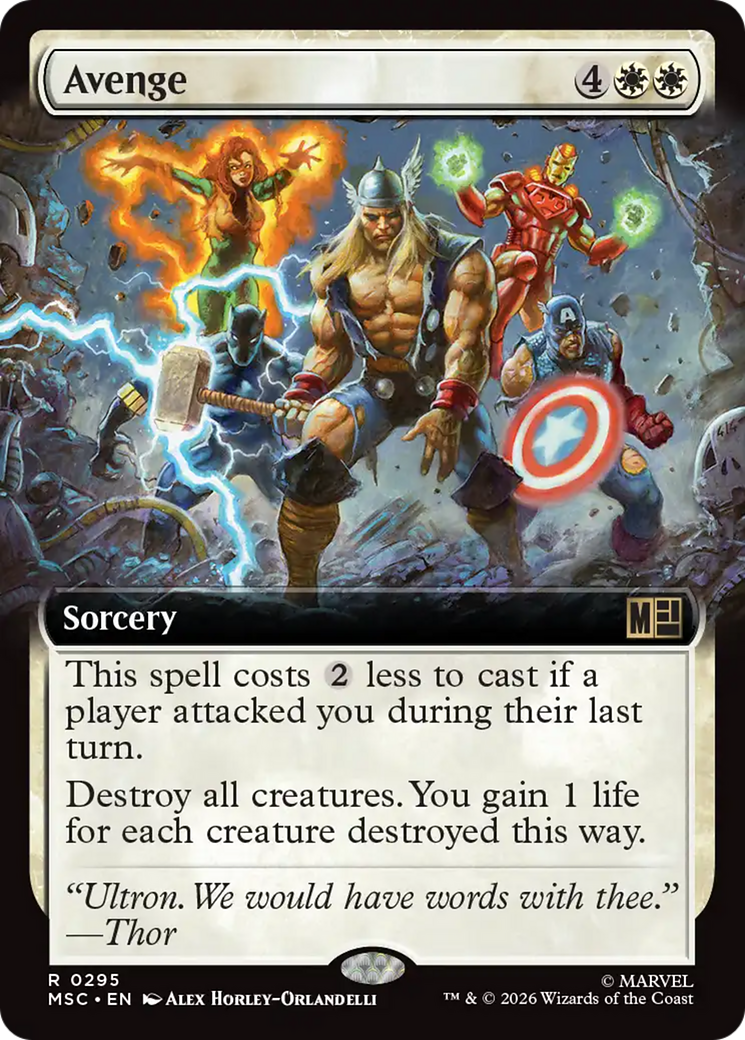 Avenge (Extended Art) [Marvel Super Heroes Commander] | Jack's On Queen