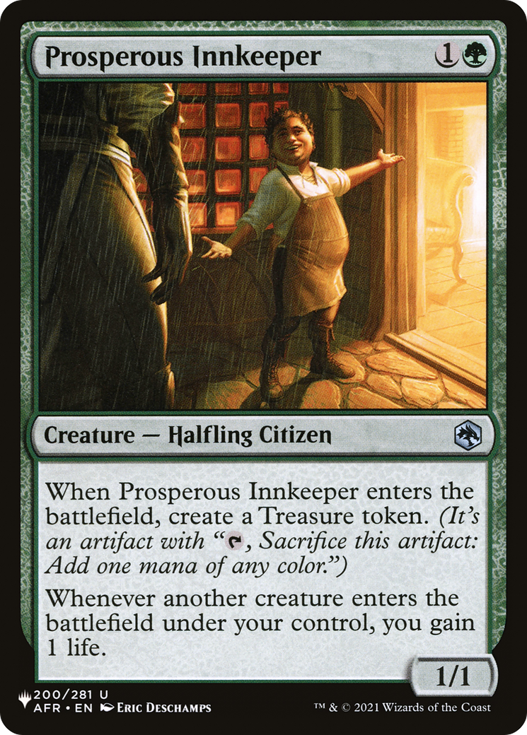 Prosperous Innkeeper [The List] | Jack's On Queen