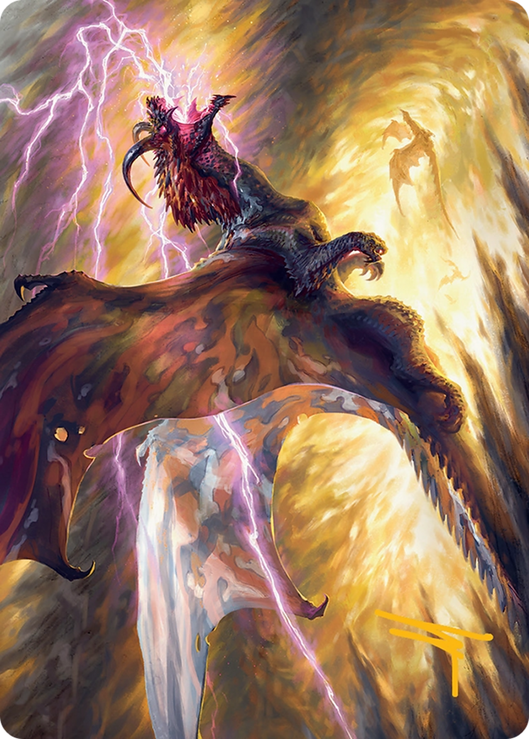 Stormscale Scion Art Card (17/54) [Tarkir: Dragonstorm Art Series] | Jack's On Queen