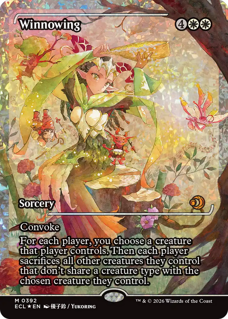 Winnowing (Showcase) (Fracture Foil) [Lorwyn Eclipsed] | Jack's On Queen