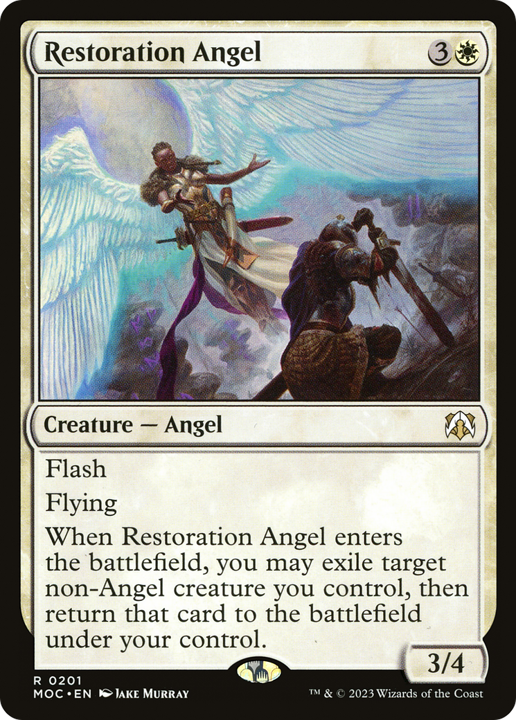 Restoration Angel [March of the Machine Commander] | Jack's On Queen