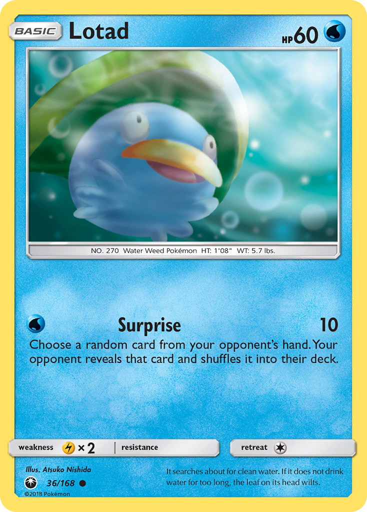 Lotad (36/168) [Sun & Moon: Celestial Storm] | Jack's On Queen