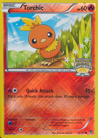 Torchic (12/111) (City Championship Promo) [XY: Furious Fists] | Jack's On Queen