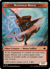 Sword // Manifold Mouse Double-Sided Token [Bloomburrow Tokens] | Jack's On Queen