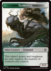Rhino Warrior // Elemental (0010) Double-Sided Token [Lorwyn Eclipsed Tokens] | Jack's On Queen