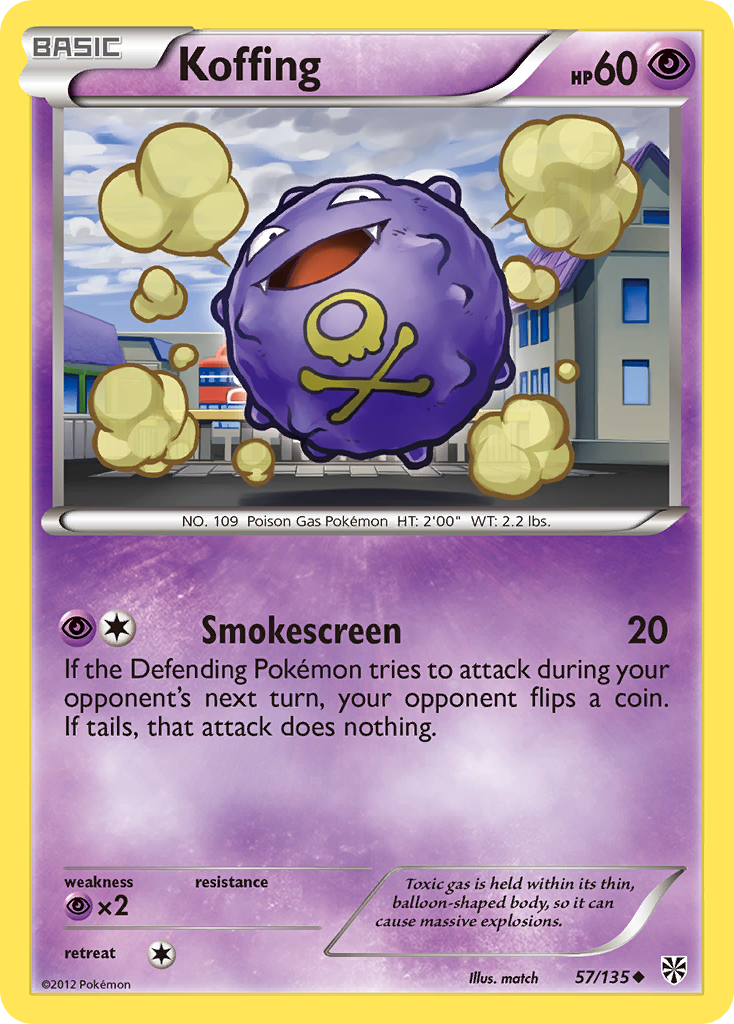 Koffing (57/135) [Black & White: Plasma Storm] | Jack's On Queen