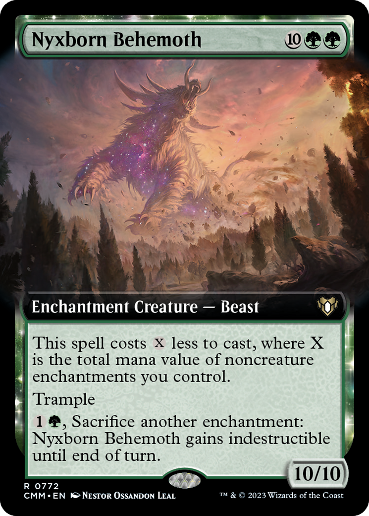 Nyxborn Behemoth (Extended Art) [Commander Masters] | Jack's On Queen